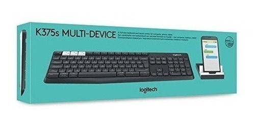 P Teclado Wireless Logitech K375s Bluetooth Multidispositivo
