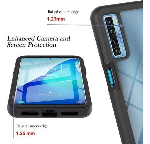Funda De Cristal Para Tcl 20s 10l 20l 20 Plus 2021, Bandeja