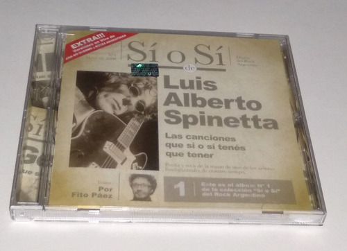 Spinetta Sí O Sí Cd P2008