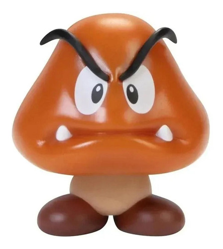 Brinquedo Colecionável Super Mario 6,3 Cm Goomba 3001