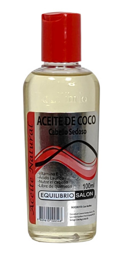 Aceite Natural De Coco Salon Equilibrio 100ml