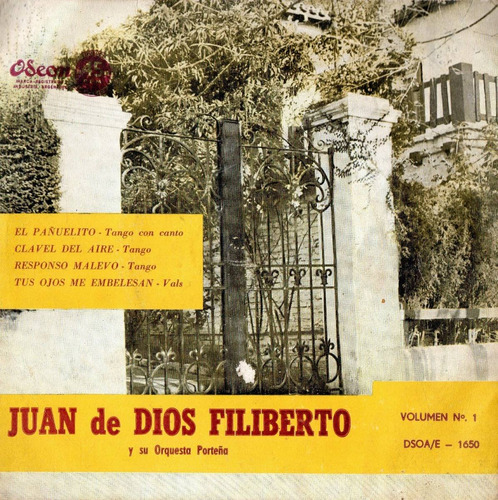 Juan De Dios Filiberto        Simple Doble Duracion  ( 7'' )