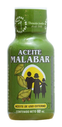 Imagen 1 de 3 de Aceite Malabar (60 Ml) Malabar