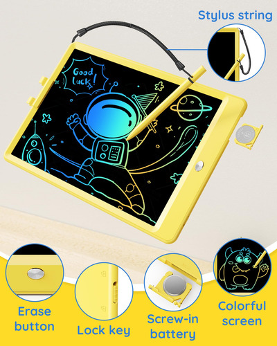 Tableta De Escritura Lcd For Garabatos, Tableta De Dibujo
