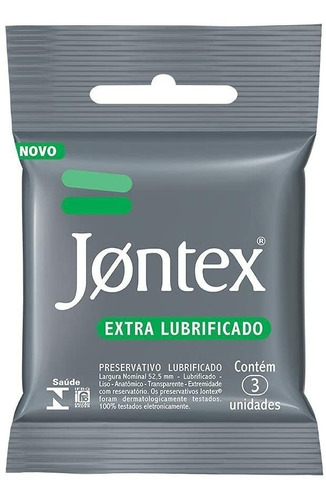 Preservativo Jontex C/3 Confort Plus Extra Lubrificado