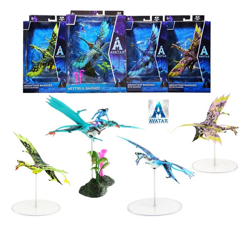Avatar Set 4 Figuras Mcfarlane Originales