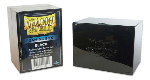 Deck Box Gaming Strong Dragon Shield Preto Magic Yugioh