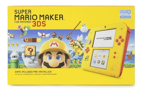 Consola Nintendo 2ds +juego Mario Maker + Mem 4gb + Obsequio