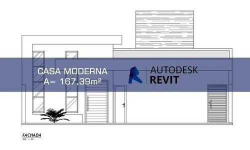 Projetos Casa E Duplex Modernos Revit Pronto Com Kit 2 M