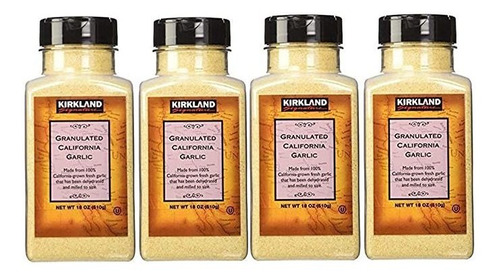 5 Piezas De Kirkland Signature Granulated California Garlic,