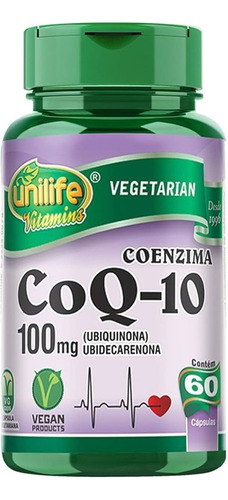 Coenzima Q10 - 60 Cápsulas - Unilife