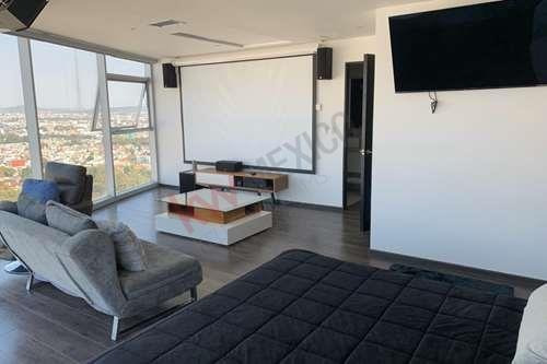 Imagen 22 de 25 de Venta De Espectacular Pent House En Elipsis Tower, Zona Comercial Angelópolis Puebla.