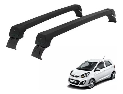 Barra De Techo Kia Picanto  2012 Al 2018 En Aluminio