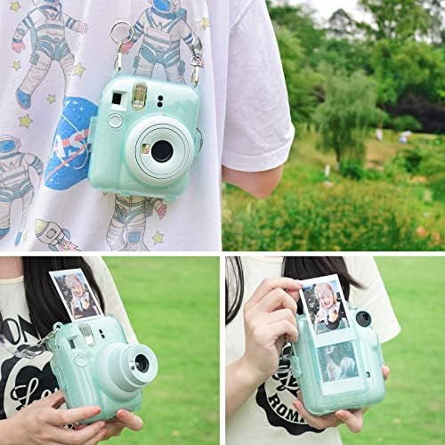 Funda Rieibi Transparente Compatible Con Fuji Instax Mini 12