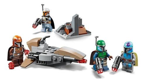Bloques para armar Lego Star Wars Mandalorian battle pack 102 piezas  en  caja