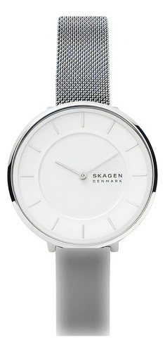 Reloj Mujer Skagen Skw3016 Cuarzo Pulso Plateado En Acero