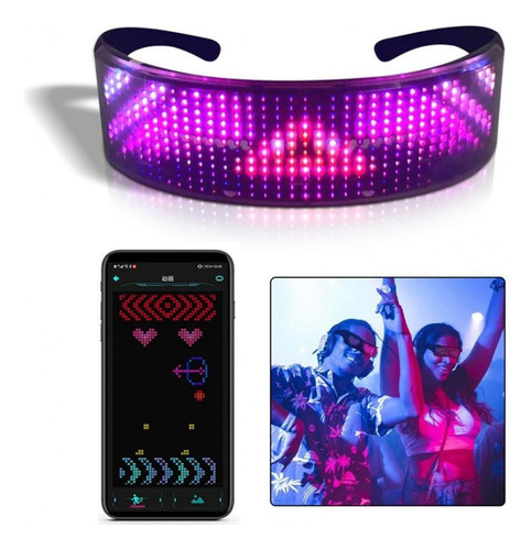 Gafas Led Bluetooth, Fiesta Rave, Balada, Rave, Dj