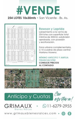 Imagen 2 de 5 de Lote En Venta De 300m2 Ubicado En San Vicente