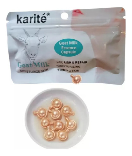 10u Cápsulas Para Cuello Leche Cabra Reparadora Hidratante Momento De Aplicación Día/noche Tipo De Piel Mixta