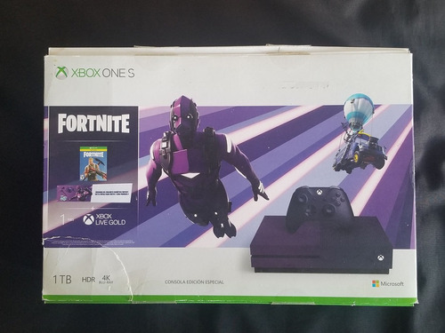 Consola Xbox One S 1tb Fortnite Con Caja