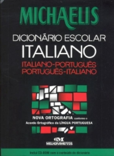 Michaelis Dicionario Escolar Italiano - Melhoramentos - 2 Ed