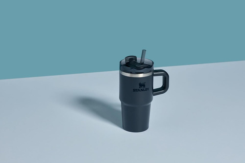 Stanley Quencher H2.0 Vaso Con Mango Y Pajita 14 Oz Negro