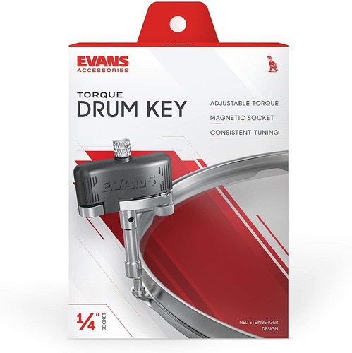 Imagen 3 de 9 de Afinador De Bateria Evans Datk Torque Key Llave De Afinar