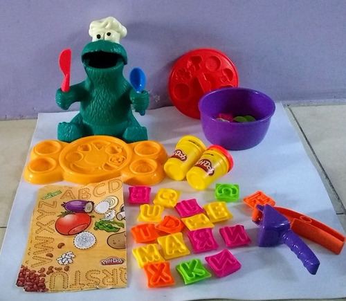 Imagen 4 de 4 de Juguete Sopa De Letras Mostruo Galletas Play-doh