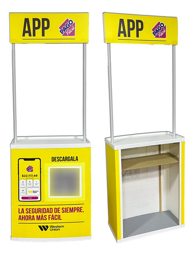 Ministand Feria Puesto Portatil 70cm Desarmable Todo Grafica