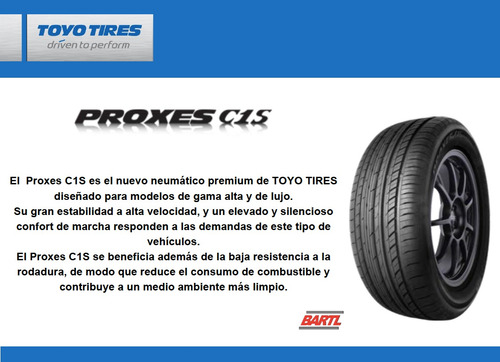 Cubierta 205/45 R17 Toyo Proxes C1s Colocada Balanceada