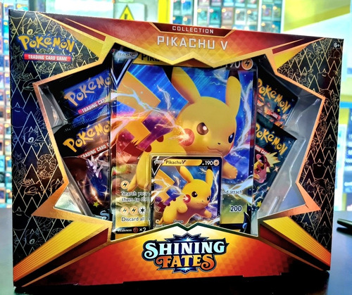 Pikachu V Collection Shining Fates Box Inglés