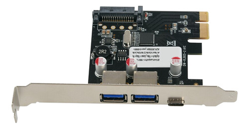 Tarjeta De Expansión Pcie Usb 3.1 C Pci-e A 1 C Y 2 A 3.0 Us