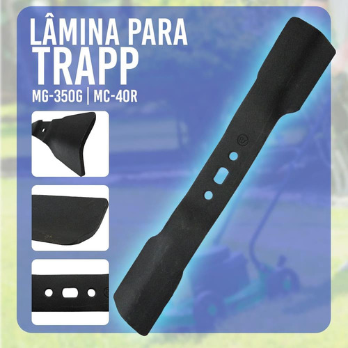 Lâmina Para Cortador De Grama Trapp Mc-350g / Mc-40r