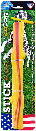 Ruff Dawg Stick Juguete De Goma Para Perros Varios Colores