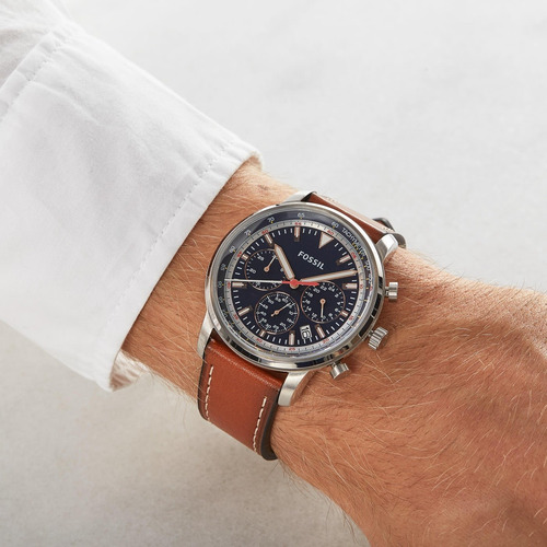 Relógio Fossil Masculino Couro