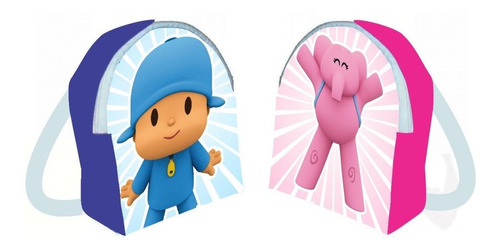 205 Mochilitas  Pocoyo Dulceros Personalizados Co3127