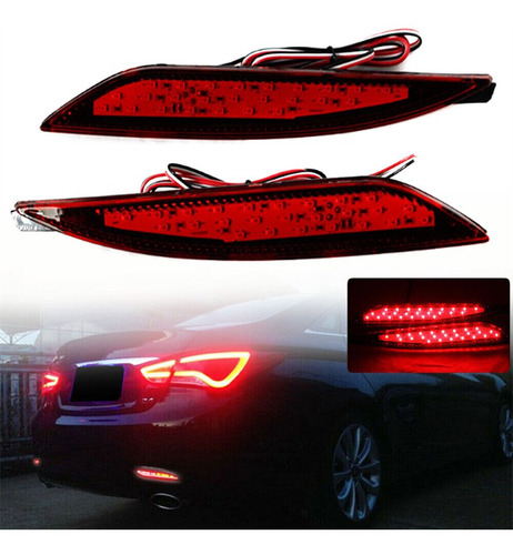 2luces Led Para Parachoques Trasero 2011-2014 Hyundai Sonata