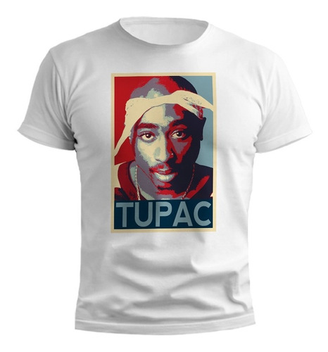 Remera Tupac Multicolor Hip Hop Diseño Exclusivo Hombre