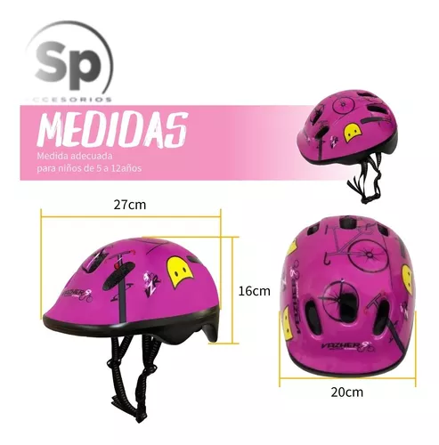 ☆ Casco Rosa 57-61cm Bici Patines niña d'occasion pour 30 EUR in