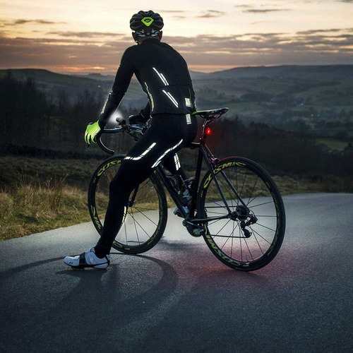 Imagen 5 de 5 de Kit 2 Luces Recargables Para Bicicleta Blanca Y Roja