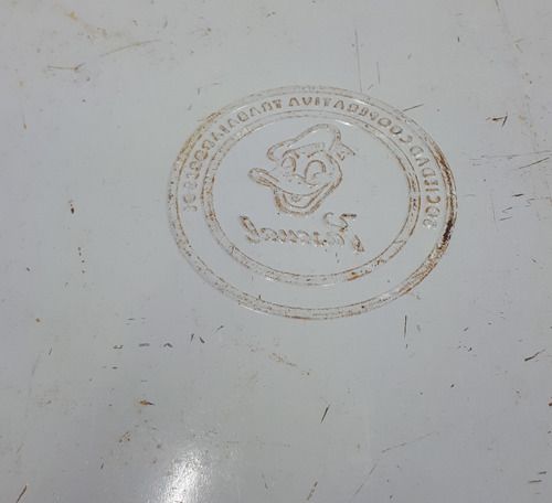 Antigua Charola Metálica De Refrescos Boing,pato Pascual.50s (Usado)