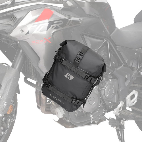 ~? Rhinowalk Motorcycle Crash Bar Bag Impermeable 6l Motorcy