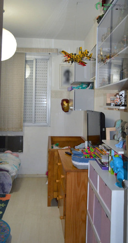 Excelente 2 Dormitórios No Bairro Do Boqueirão Em Santos. - 2519