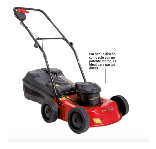 Imagen 2 de 6 de Cortadora De Cesped Petri 1 Hp Country Con Bolsa - Oferta