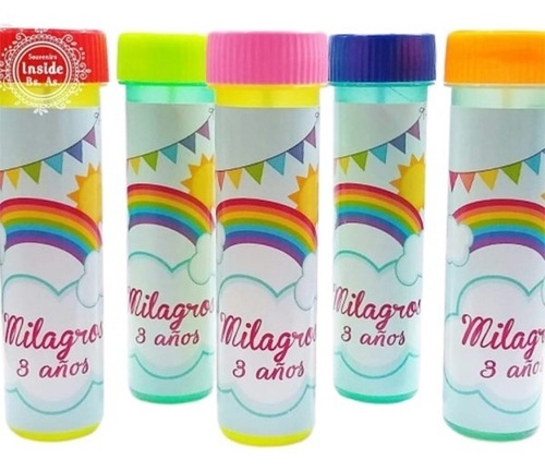 45 Souvenir Burbujeros Personalizados Fiesta Cumple Regalo