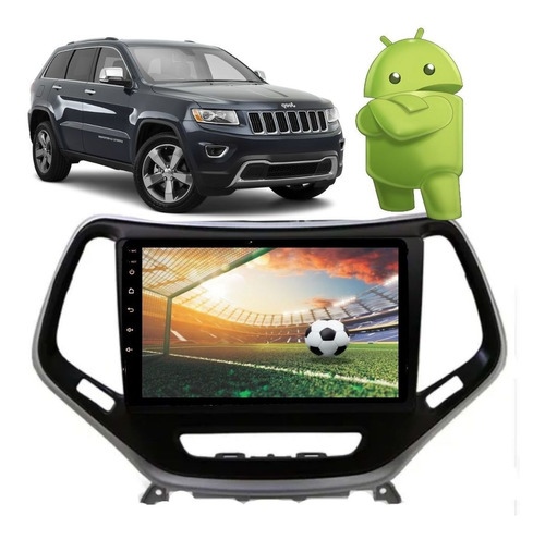 Central Multimídia Jeep Cherokee 2015/19 Android 9  Gps