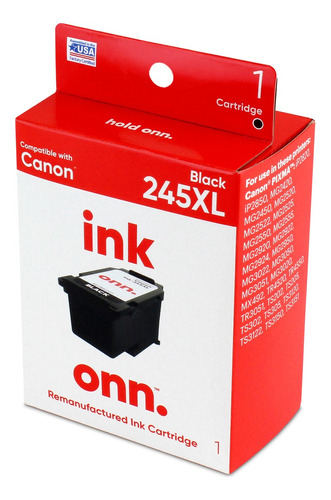 Original Onn Ink Cartucho Impresora Tinta 245xl / 1 Pieza