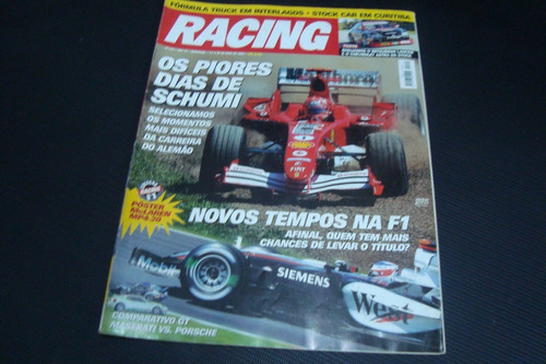 Revista Racing 170 / Poster Mclaren Mp4 / Schumascher