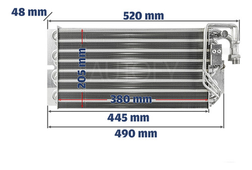Evaporador Cat Trator Esteira Dn5 D5r D5m D6 D6r D6t