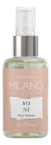 Perfume De Mujer Mini Milano 60 Ml.  513 Si 